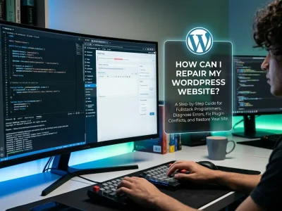 How can I repair my WordPress website?