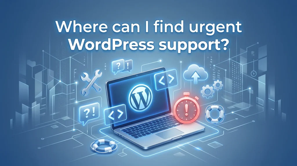 Where can I find urgent WordPress support?